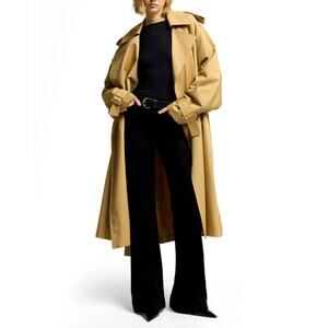 7 For All Mankind Women's Stratford Oversized Cape Trench Size XS